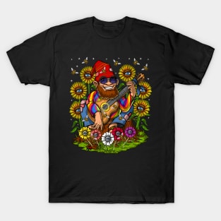 Gnome Sunflowers T-Shirt